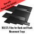 Rank and Flank Movement Tray Bundle (165 STLs) image