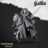 Damsel of Gallia on Horse - Highlands Miniatures image