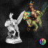 Heroic Kid Dinosaur Rider - Raptor rider Jabu ( Aztek / Zulu inspired boy on dino mount ) image
