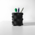 The Muxel Pen Holder | Desk Organizer and Pencil Cup Holder | Modern Office and Home Decor image