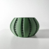 The Balu Planter Pot with Drainage Tray & Stand: Modern and Unique Home Decor for Plants and Succulents  | STL File image