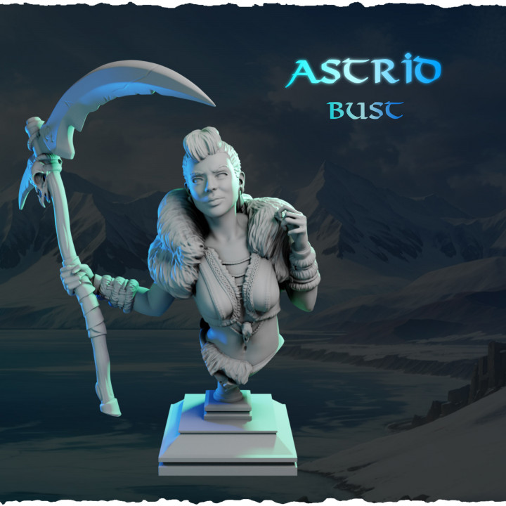 Astrid bust from Ladies of the North (Vikings)'s Cover