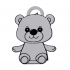 LOVELY TEDDY BEAR KEYCHAIN / EARRINGS / NECKLACE image