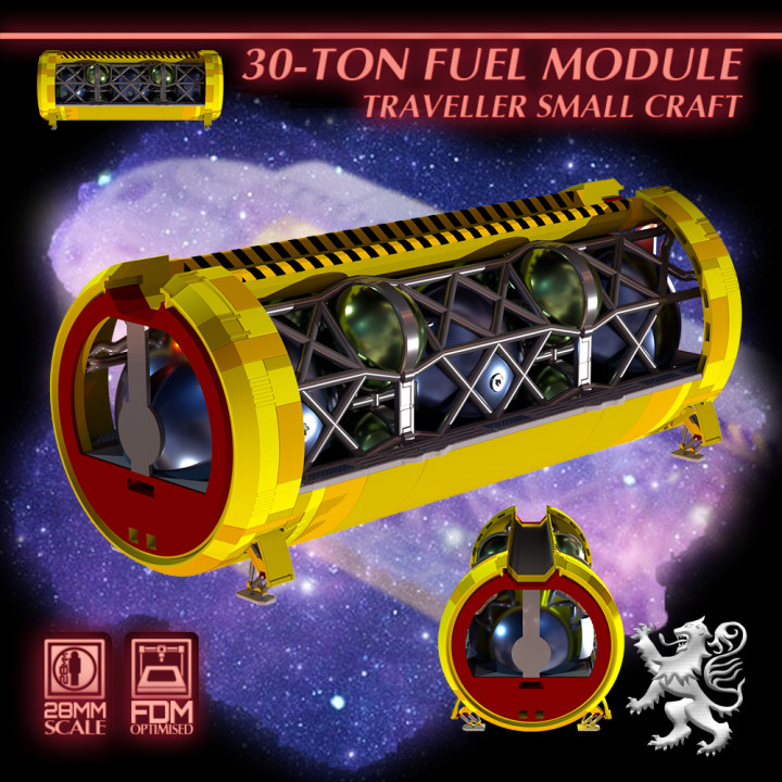 28mm Official Traveller 30-Ton Fuel Module's Cover