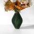 The Vati Vase, Modern and Unique Home Decor for Dried and Preserved Flower Arrangement  | STL File image