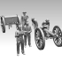 Confederate artillerymen and cannon image