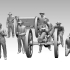 Confederate artillerymen and cannon image