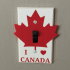 Canadian Maple Leaf Light Switch Cover for Standard Toggle image