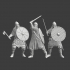 Viking warband - Viking warriors in combat image