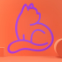 Kitty Line Art image