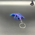 Baby Bull Dragon Keychain - Flexi - Print in Place - No Supports image