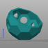 Modern Geometric Planter (No Supports Icosahedron Succulent Pot) image