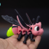 Adorable Flexi Firefly Articulated Design STL/3MF MultiColor Pre Painted image