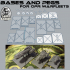 Space Ship Flight Bases and Pegs for Warfleets image