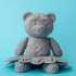 Valentine`s Teddy Bear In Movable Skirt image