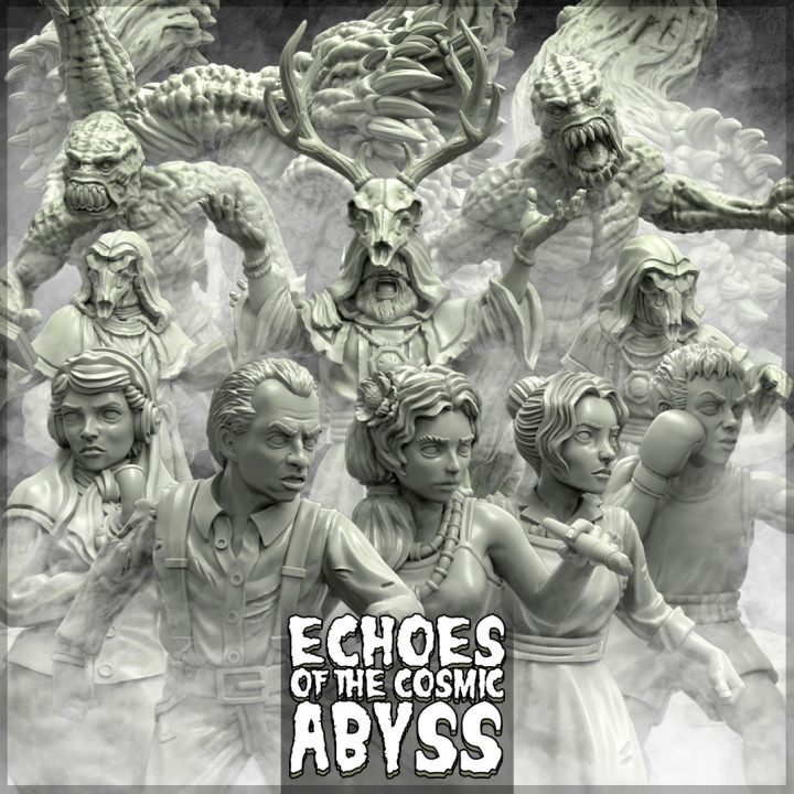ECHOES OF THE COSMIC ABYSS - Merchant Tier's Cover