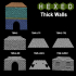 Hexed Terrain Thick Walls - Builder Core Pack image