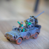 Horch truck with 20mm AA german gun - 28mm print image