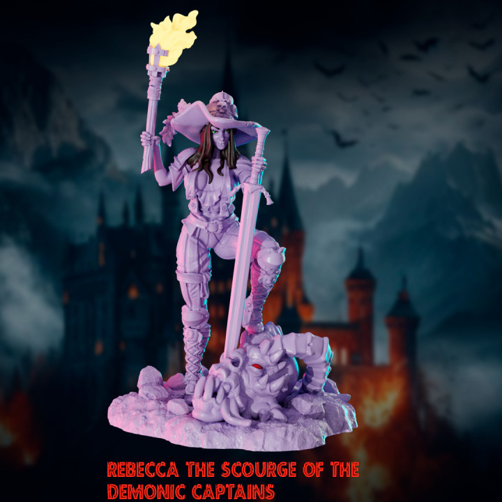 Rebecca the scourge of the demonic captains . Non-commercial's Cover
