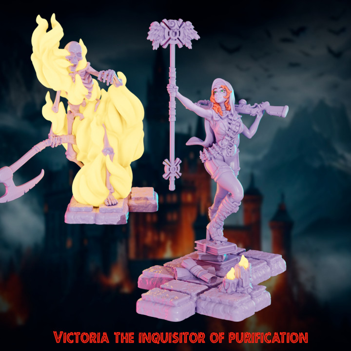Victoria the inquisitor of the purification . Non-commercial's Cover