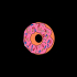 2D donut anime style made in a blender and textures are not available, but only materials image