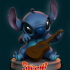 Stitch playing guitar image