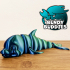 Dolpcon Cute Dolphin / Aquatic Mammal Articulated / Print-in-Place Ocean Creature / Cute Sea Beast / Water Villager / Fantasy World Encounter image