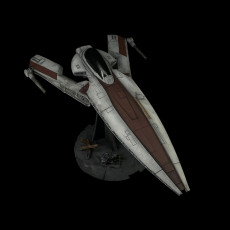 Picture of print of Old Republic Starfighter