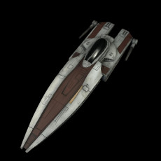 Picture of print of Old Republic Starfighter