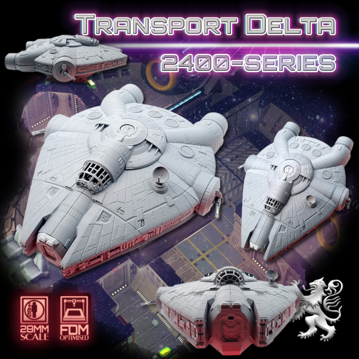 Transport Delta 2400-Series 28mm Starship's Cover