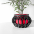 The Vyre Planter Pot & Orchid Pot Hybrid with Drainage Tray: Modern and Unique Home Decor for Plants and Succulents image