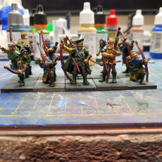 Picture of print of Robin Hood and the Sherwood Archers - Highlands Miniatures