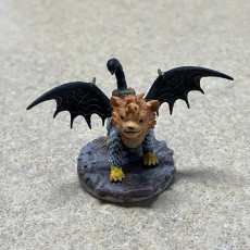 Picture of print of Magical Familiar - Little Manticore