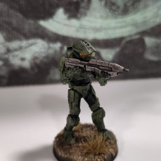 Picture of print of Halo 3 Master Chief Miniatures