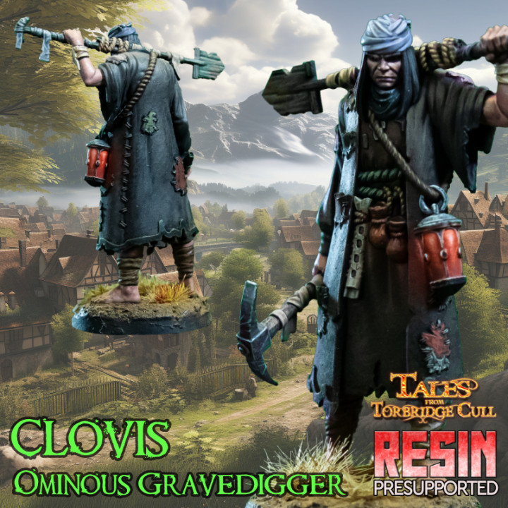 Clovis - Ominous Gravedigger's Cover