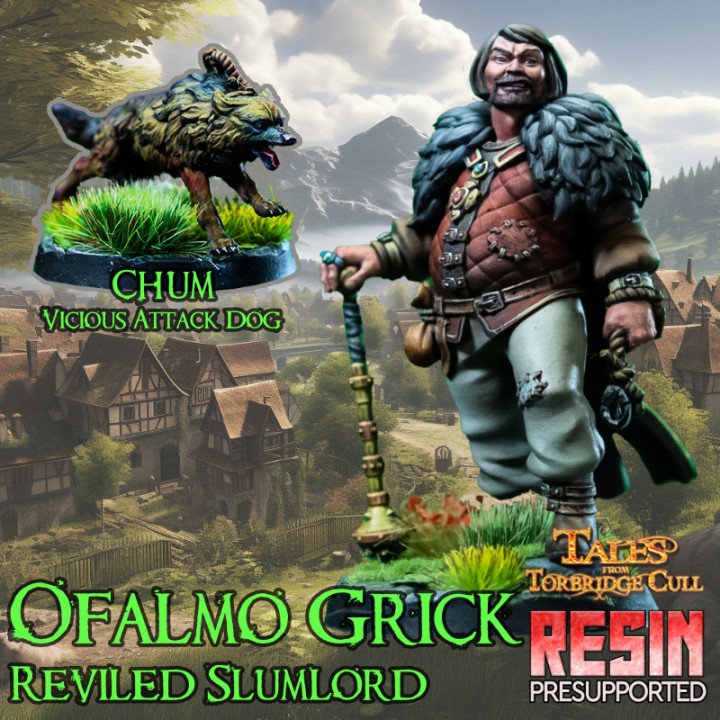Ofalmo Grick - Reviled Slumlord (and Chum - Vicious Attack Dog)'s Cover