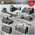 Pegasus Bridge buildings (Normandy 44) pack No. 1 - World War Two Second WWII Bocage D-Day Operation Overlord Western US image