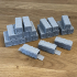 cargo containers for 8 -12mm war-games image
