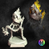 Flaming Skeletons - Burning Skeleton Set ( Flameskull / Burning / Blazing / Flaming Skeletons ) image
