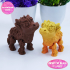 PRINT IN PLACE CUTE FLEXI BABY HIGHLAND COW image