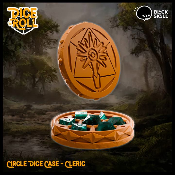 Circle Dice Case - Cleric's Cover