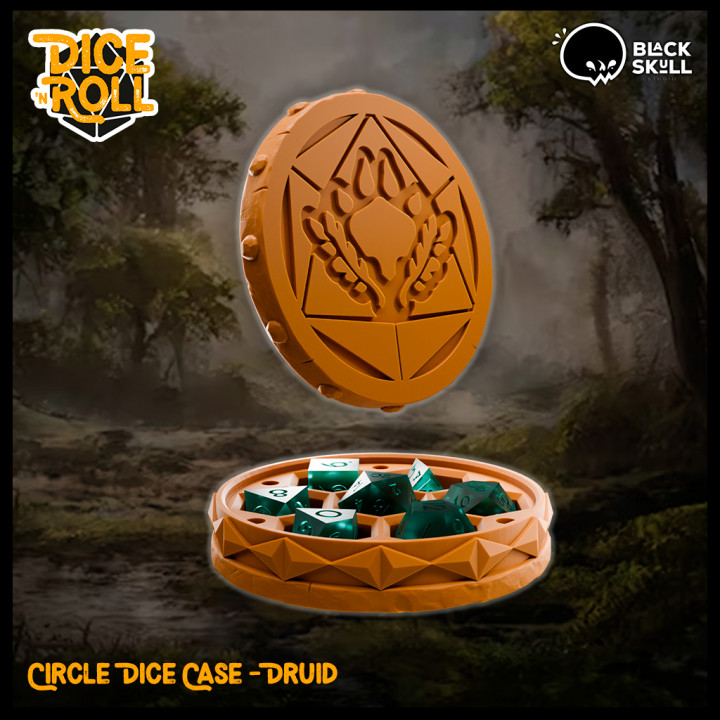 Circle Dice Case - Druid's Cover