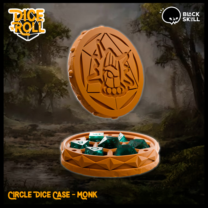 Circle Dice Case - Monk's Cover