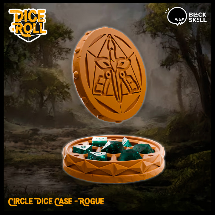 Circle Dice Case - Rogue's Cover