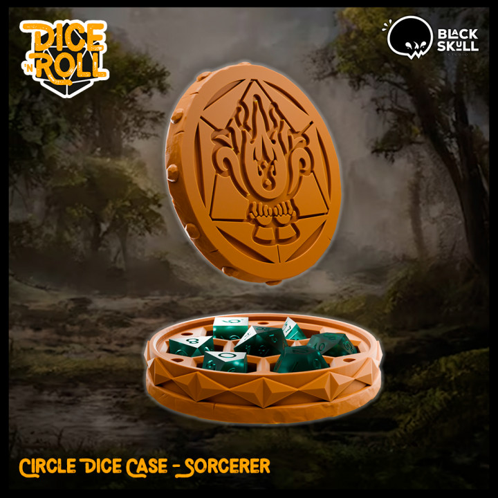 Circle Dice Case - Sorcerer's Cover