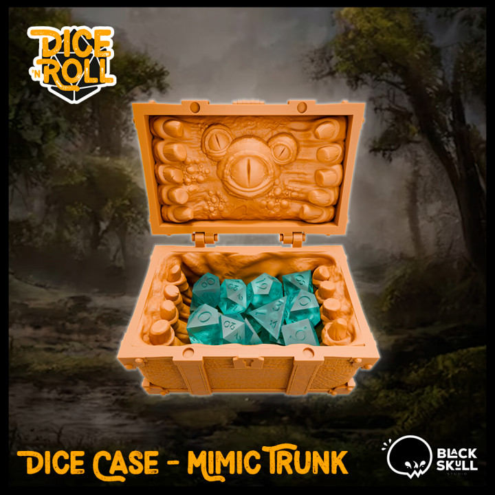 Dice Case & Miniature - Mimic Trunk's Cover