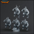 Dwarf Barbarian (Fists Only Version), 5 Options, 1 Base | The Frostiron Clan image