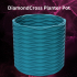 DiamondCross Planter Pot image