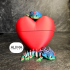 Love dragon in gift mode - including heart box image