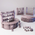 Tavern/Lounge Bar, Stage & Shelves | RPG Scatter Scenery For Tabletop Wargames and Role Playing Games image